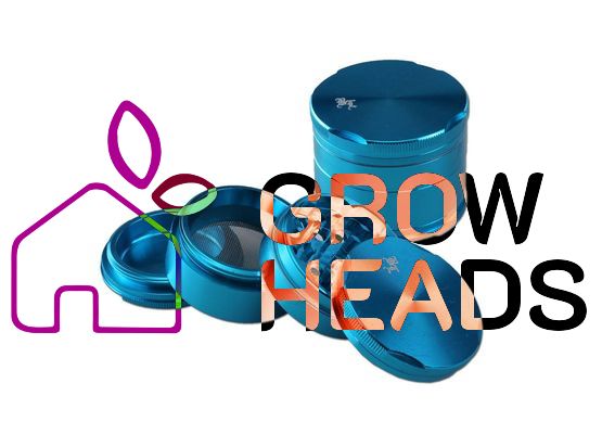 Black Leaf Grinder New Edge 4-tlg. 50mm hellblau