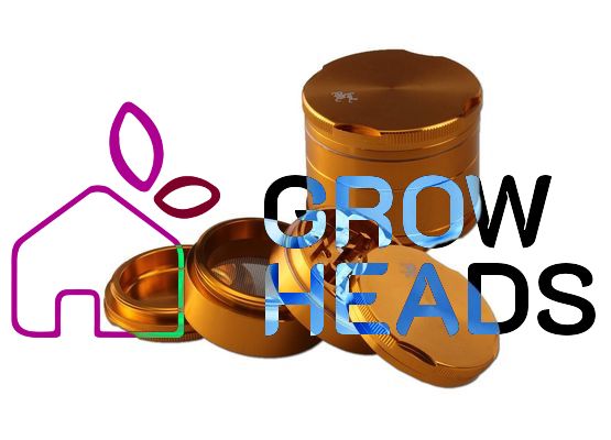 Black Leaf Grinder New Edge 4-tlg. 50mm golden