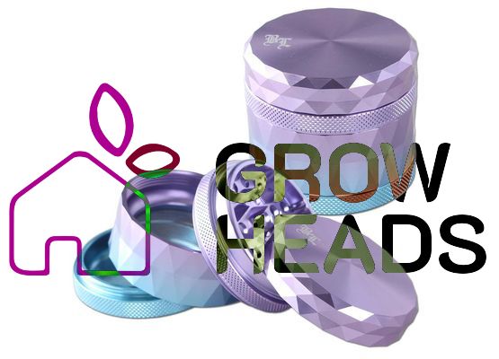 Black Leaf Alu Grinder 4-tlg. 60mm blau & lila