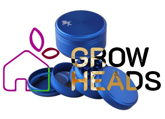 Black Leaf Alu Grinder 4-tlg. 60mm matt blau