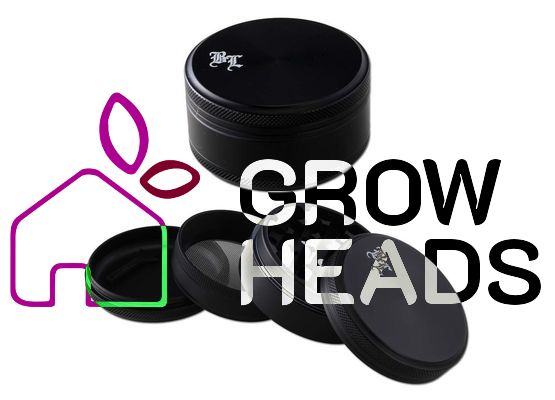 Black Leaf Alu Grinder 4-tlg. 60mm matt schwarz