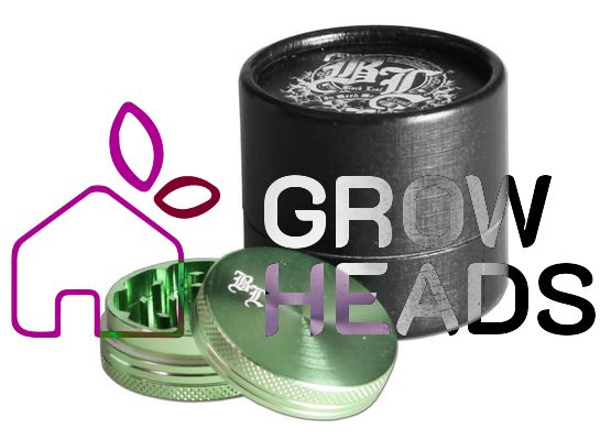 Black Leaf Alu-Grinder 2-tlg. anodisiert 40mm grün
