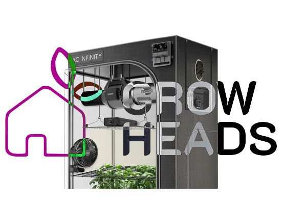 AC Infinity Advance Grow Zelt-System 90x90x180 3 Pflanzen-Set