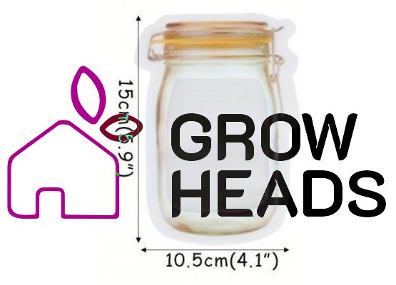 Mylarbeutel, JAR Shape, 150ml, VE25