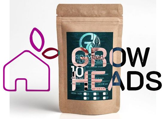 Graveda Rosin Bags - Wiederverwendbare Filterbeutel zur Herstellung von Rosin 51mm x 114mm 160µm