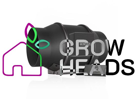 CLOUDLINE PRO S6, leises Inline-Lüftersystem mit Drehzahlregler, 150 mm