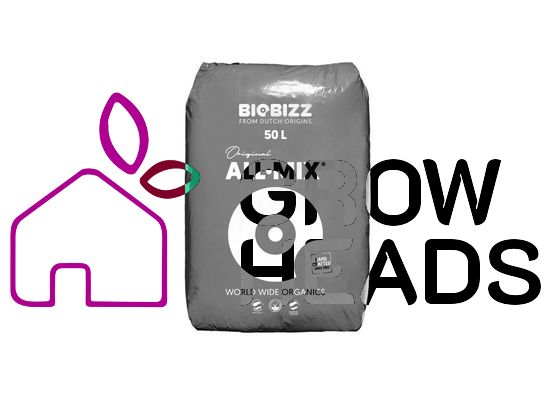 BioBizz Allmix Erde vorgedüngt 50 Liter