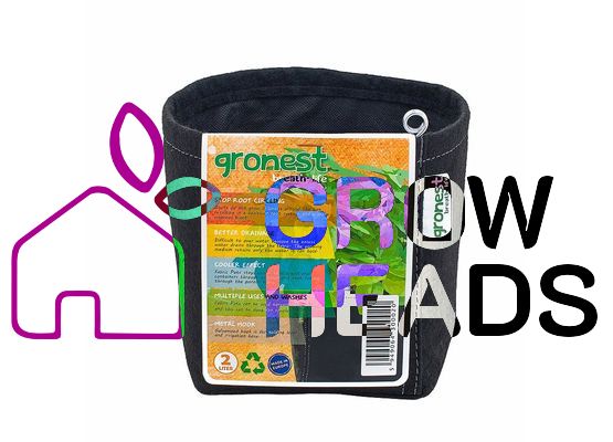 Gronest Stofftopf 2 Liter Maße: 12 x 12 x 14 cm