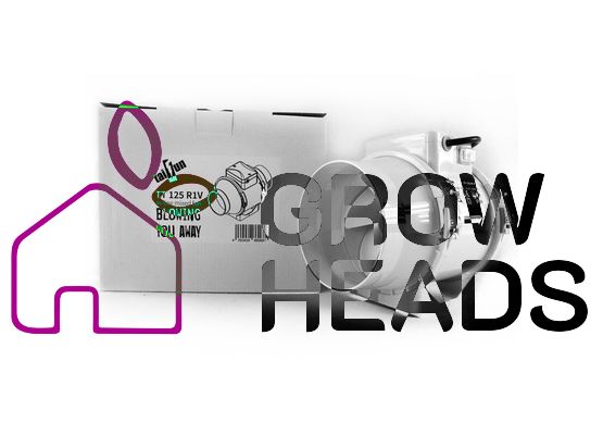 Taifun 2 Speed Inline Ventilator 220/280m³/h 125mm Flansch