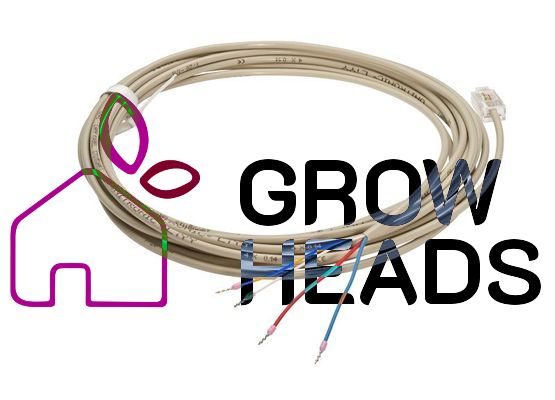 GrowControl Kabel RJ45-offen 5m