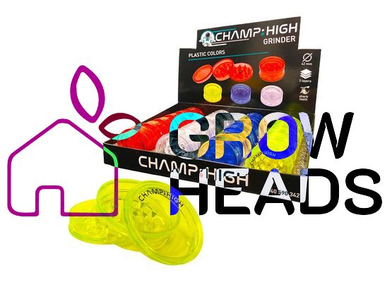 Champ High Mini Plastic Grinder 3-teilig – 42mm