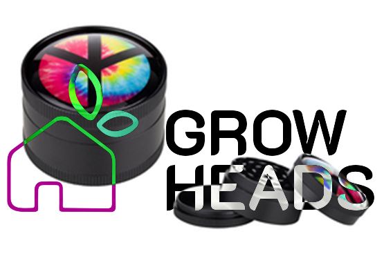 Grinder Dreamliner "Peace" bunt Metall, 3-tlg., Ø 50 mm
