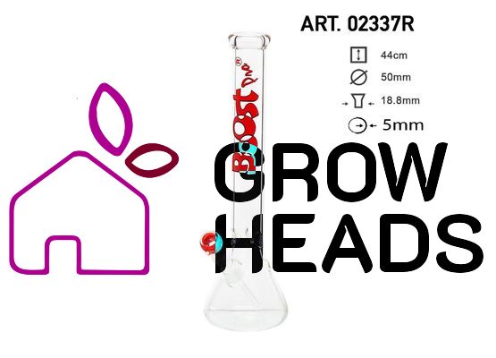Boost Beaker Glass Bong -H:44cm- Ø:50mm- Socket:18.8mm- WT:5mm (circa)