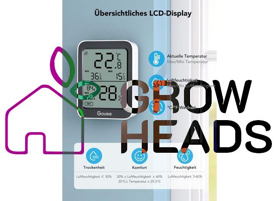 Govee Thermometer Hygrometer mit App Datenspeicherung Bluetooth