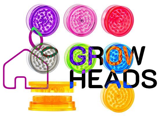 Grinder Plastic Amsterdam - Ø: 60mm- 2part- mixed colors