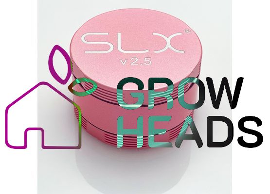 SLX Grinder Aluminium Non Sticky 50 mm, Flamingo Pink