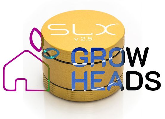 SLX Grinder Aluminium Non Sticky 62 mm, Yellow