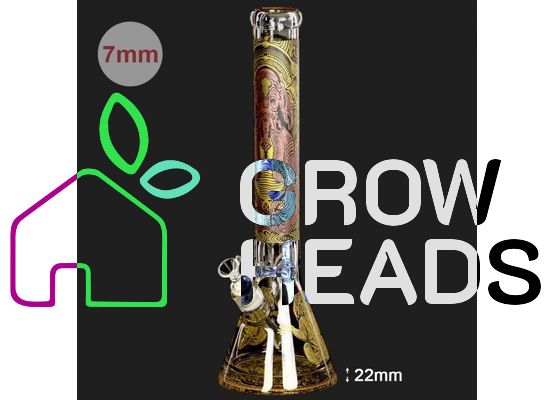 Limited Edition Heavy Beaker Series - H:42cm - Ø:50mm SG:18.8mm - 7mm thickness - base: 22mm