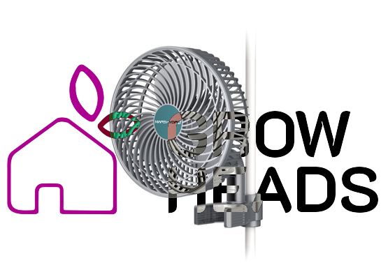 MarsHydro 3-stufiger EC Clipventilator Ø15cm oszillierend