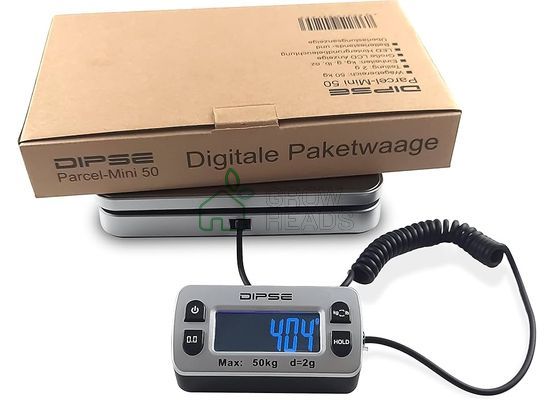 Dipse Paketwaage 50kg x 2g 17cmx20cm (ohne Netzteil)