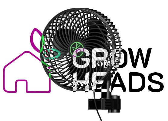 Herbgarden Oszillierender Clip Fan 150 mm, 9 Watt
