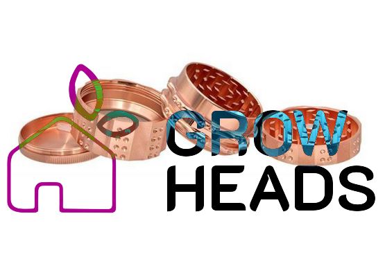 Grinder "Roségold" 4-tlg., 52x 52 mm