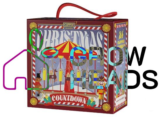 Clipper Adventskalender B1 mit 24 verschied. Feuerzeugen